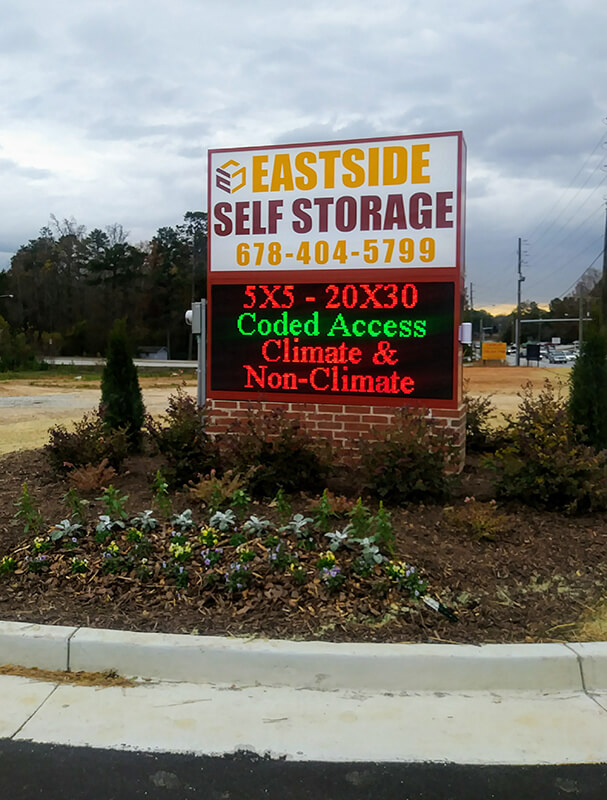 Eastside Self Storage sign